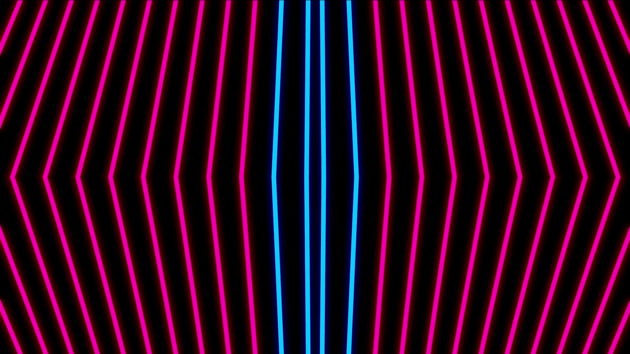 Dynamiska blå och rosa neonlinjer abstrakt bakgrund