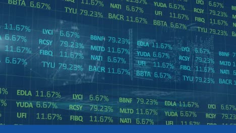 Animation-of-financial-data-processing-and-statistics-recording