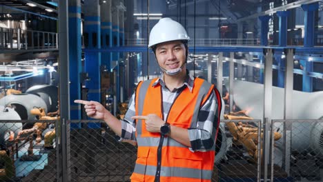 ingeniero en una fábrica