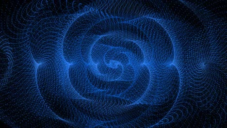 blue color dot shape pattern animation motion graphics