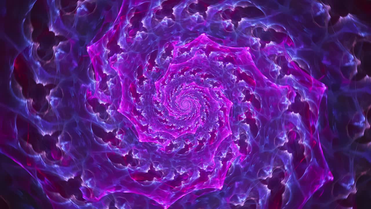 vórtice de portal abstracto que va más profundo hasta el infinito: bucle sin fisuras, fondo de transmisión de vj de música de caleidoscopio de trance trippy