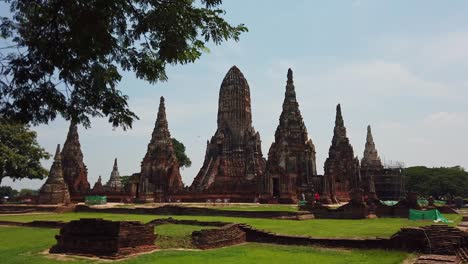 Wat-Chaiwatthanaram,-Ayutthaya,-Tailandia