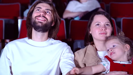 family at the movies