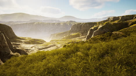 mountain valley scenery