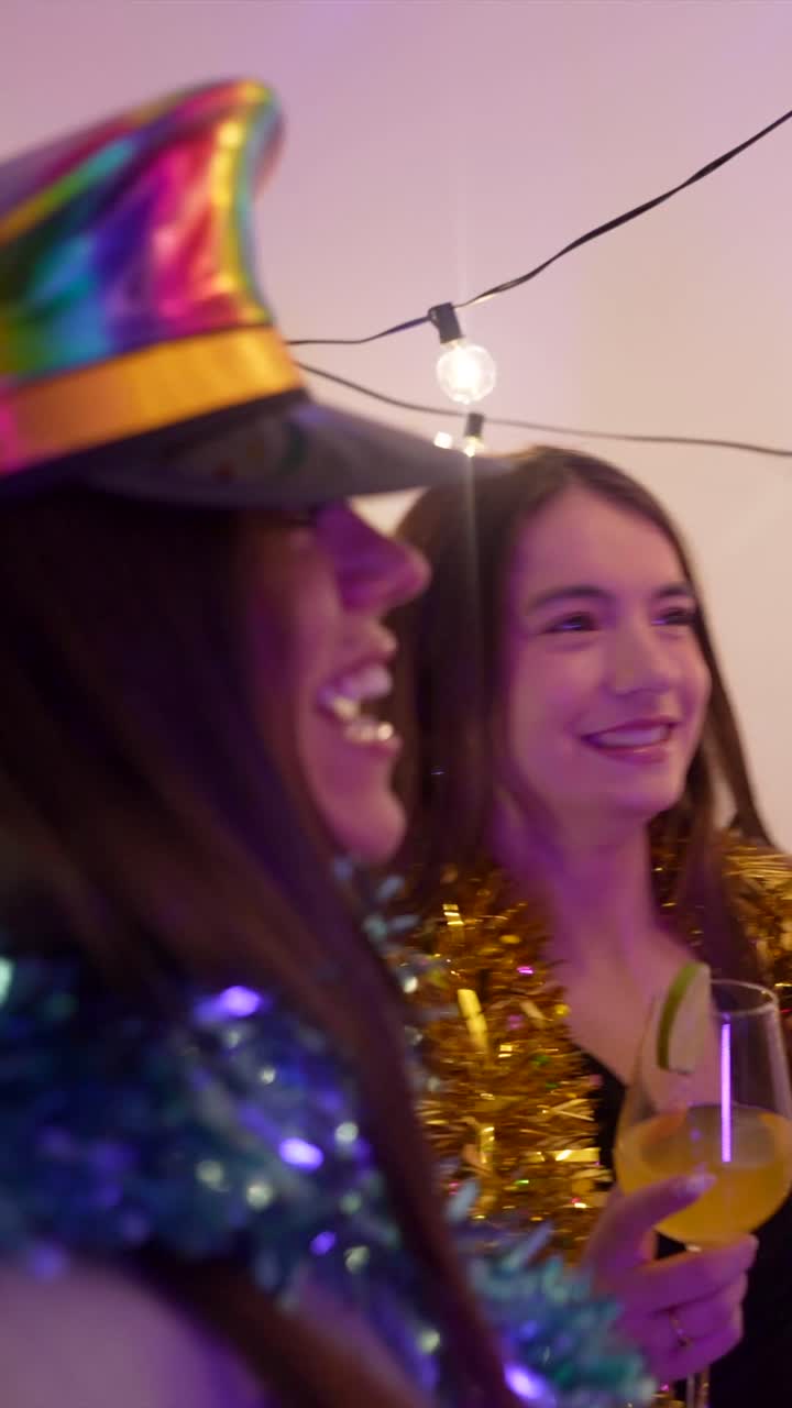 Ragazze flapper a una festa