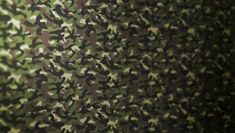 fondo de patrón de camuflaje verde. concepto de uniforme militar. línea abstracta y textura de onda. animación de bucle.
