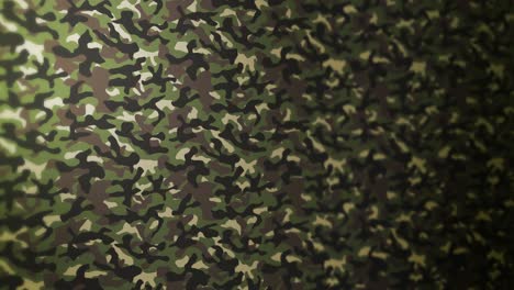 green camouflage pattern background. military uniform concept. abstract line and wave texture. loop animation.