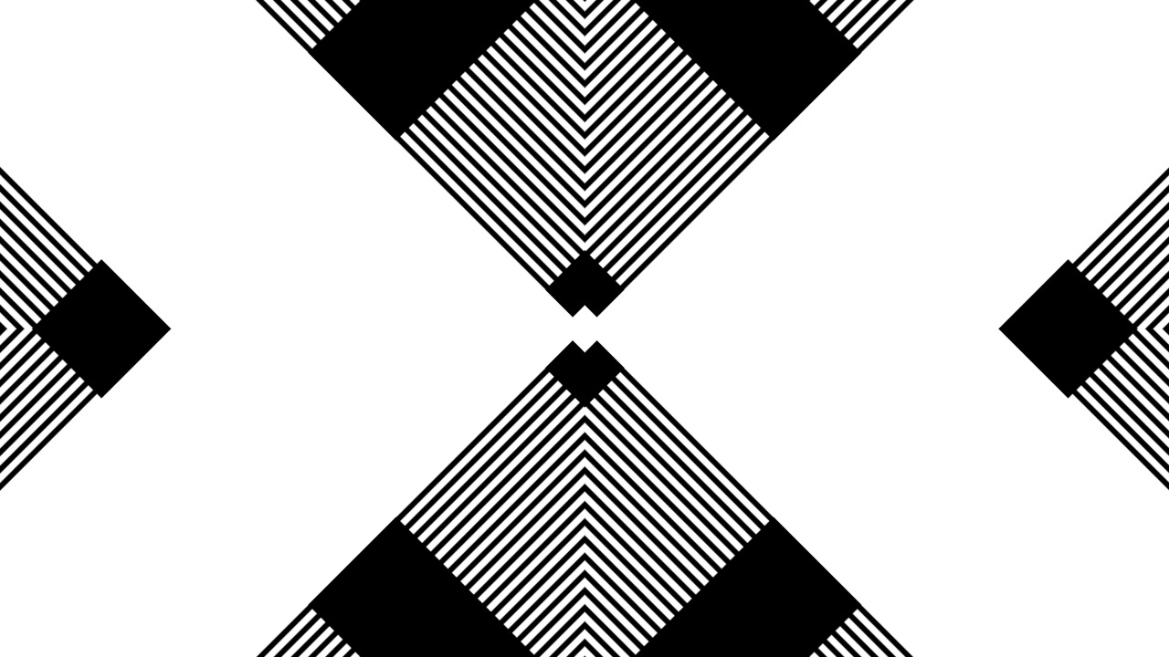 Abstract Black and White Geometric Motion Graphics Background