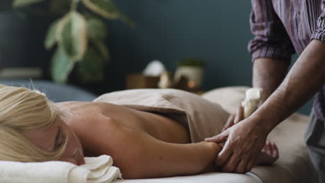 relaxing spa treatment
