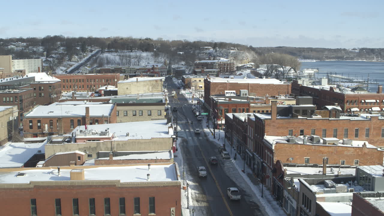 aéreo, polvo de nieve