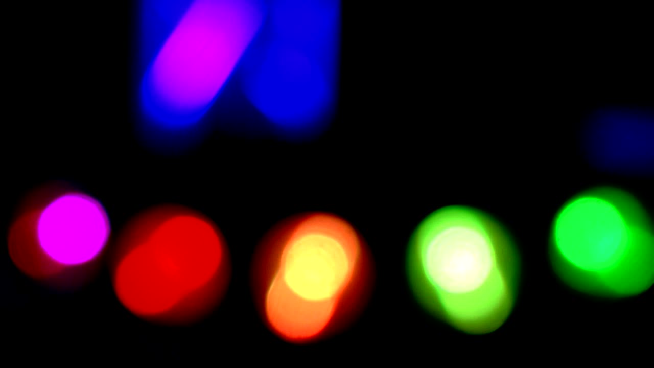 Colorful and vivid stage spotlight on stage background