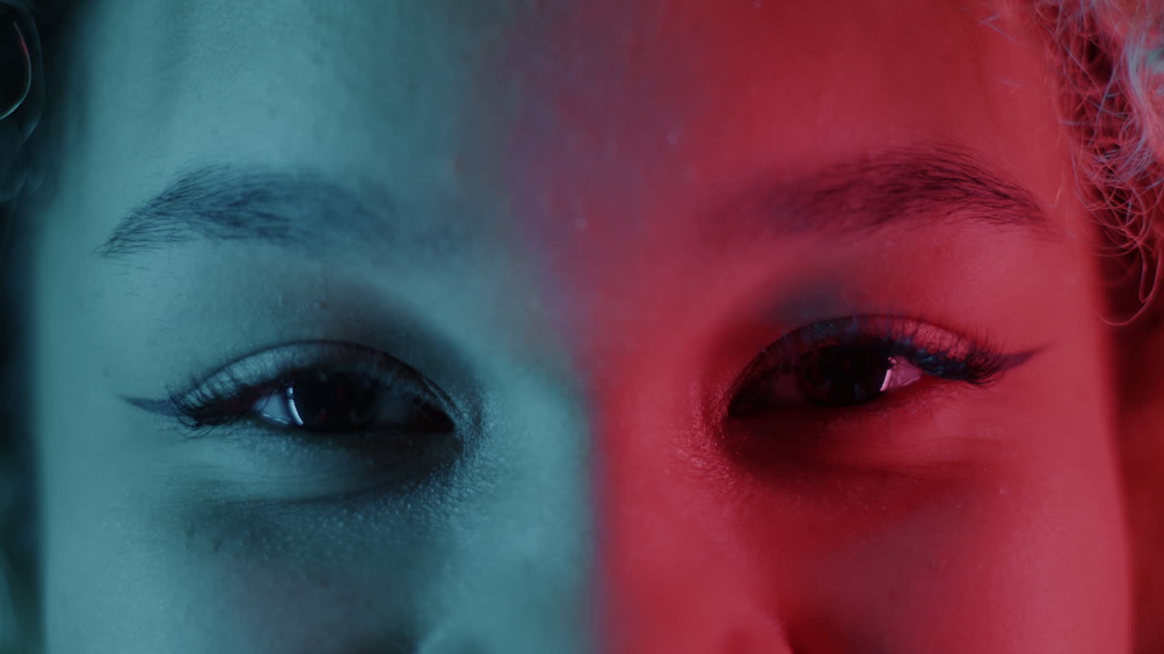 Неоновый портрет