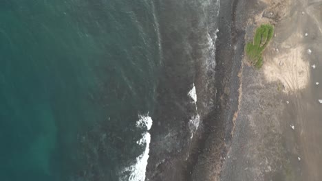 porto novo seacoast over santo antão islands in cape verde, africa