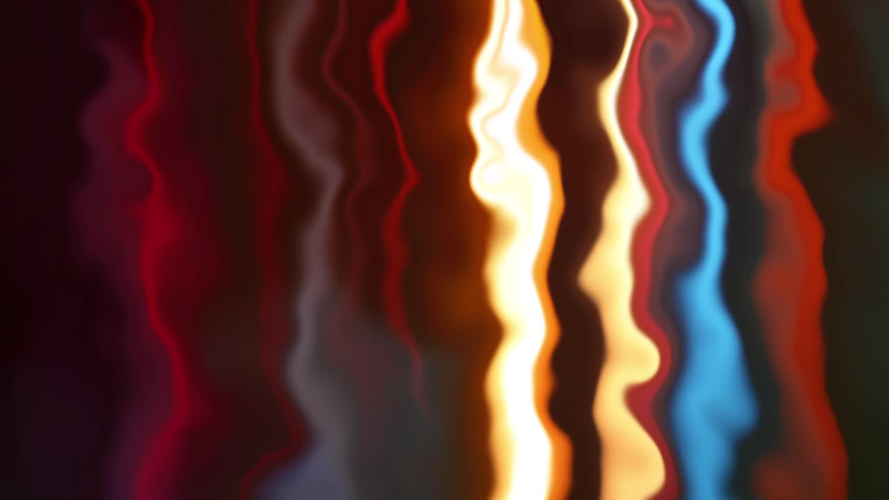 Abstract Colorful Light Waves Background