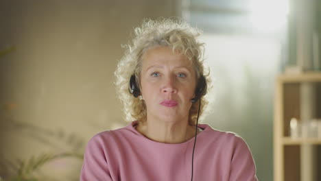 woman on a video call