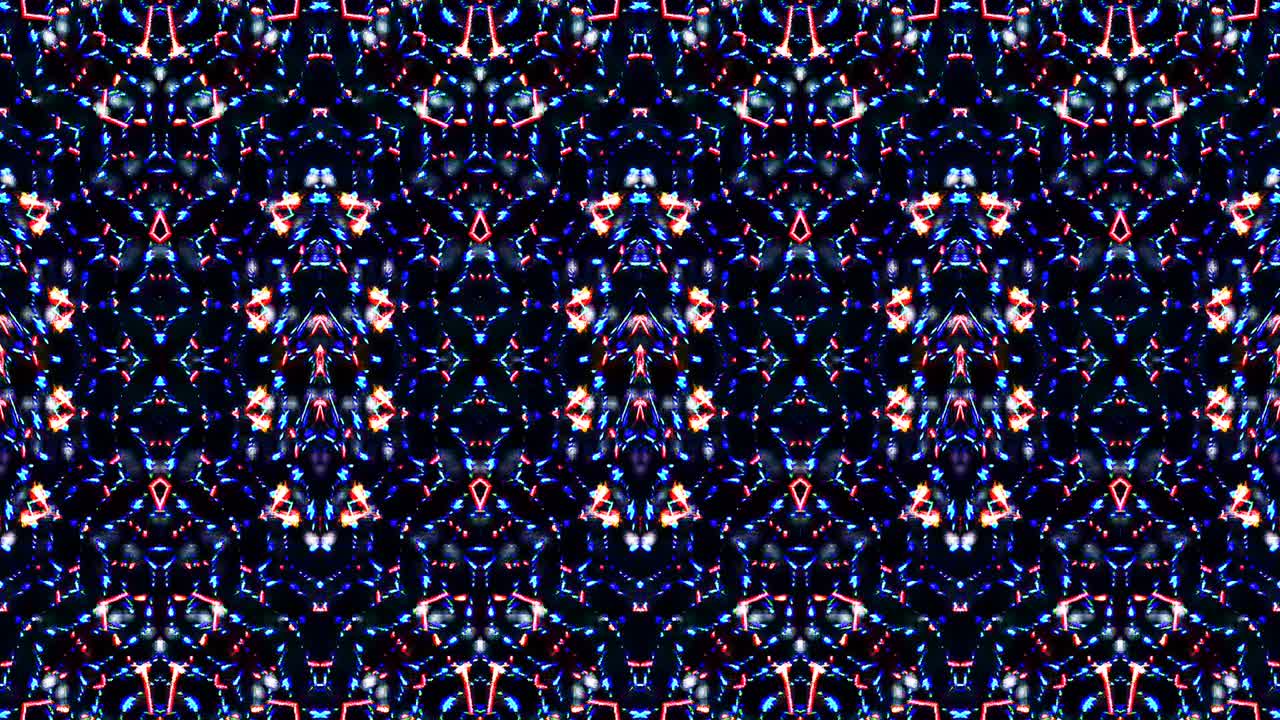 colorful lines glowing waves shape background kaleidoscope abstract