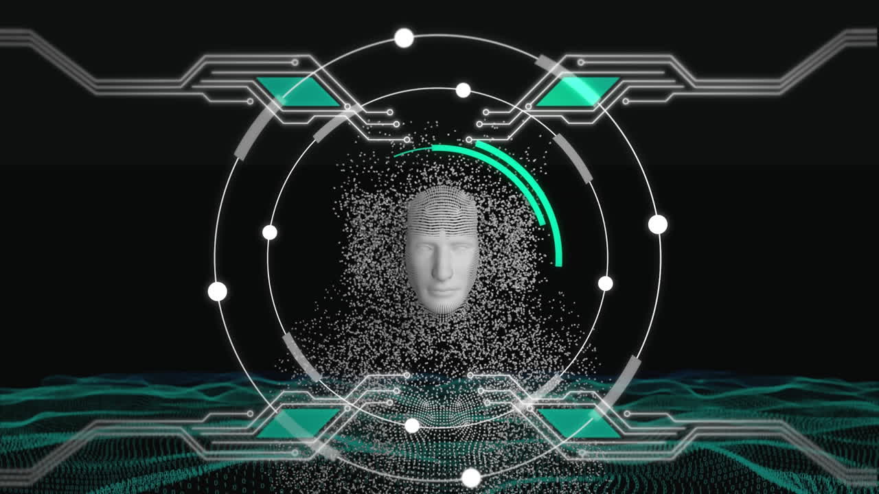 busto humano en fondo negro