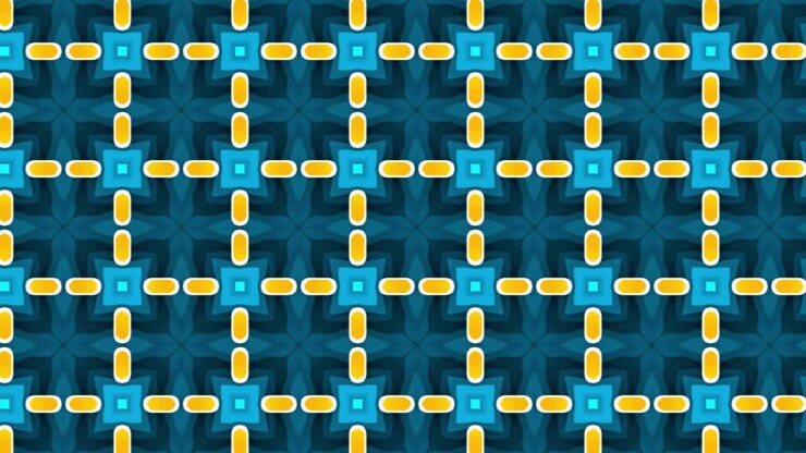 Abstract colorful squares background animation