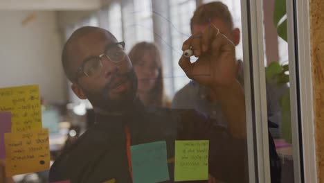 young creative professionals working in a modern office