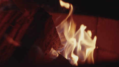 cozy fireplace fire