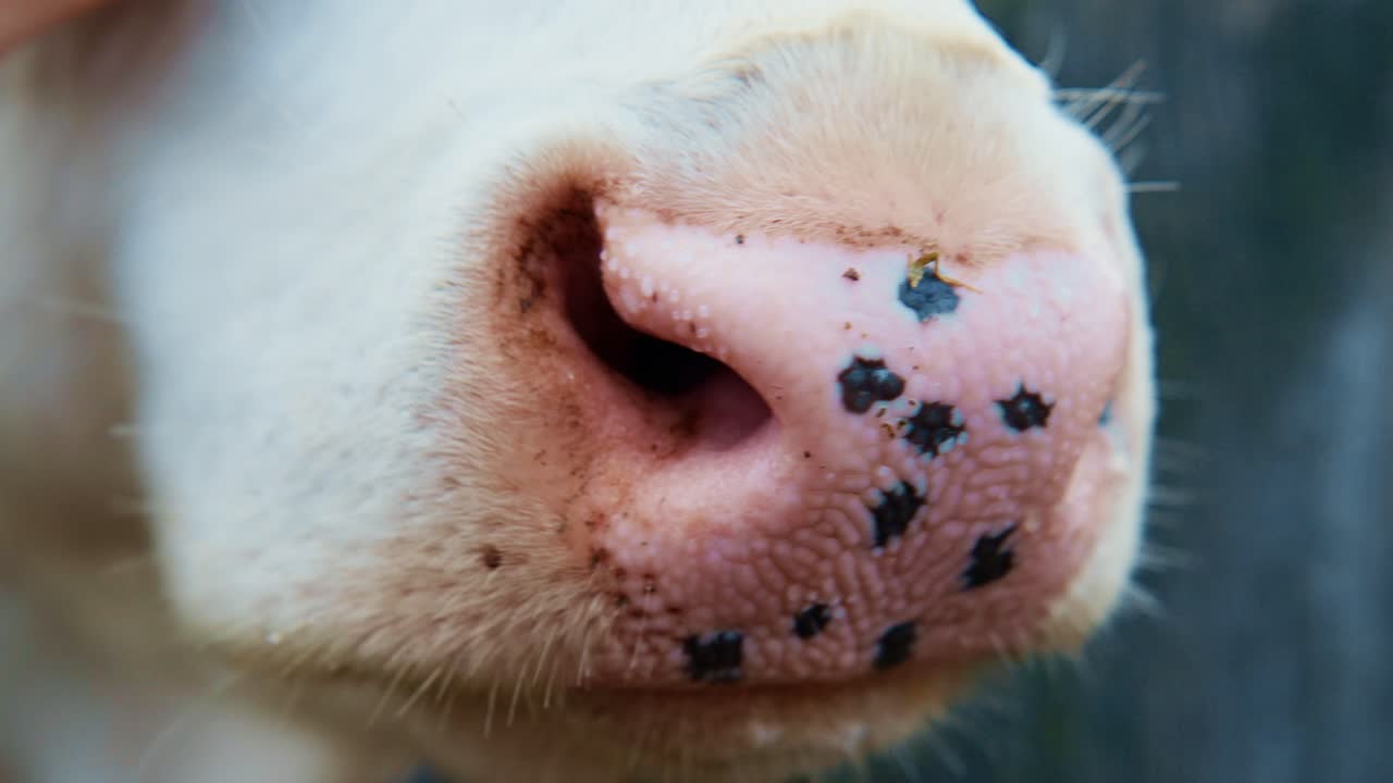 Close-up of a Cow's Nose