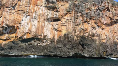 Beautiful-Punta-Meliso-where-Ionian-Sea-meets-Adriatic-water-seen-from-sailing-moving-boat