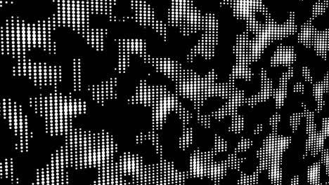 abstract motion background loop digital dot modern black and white