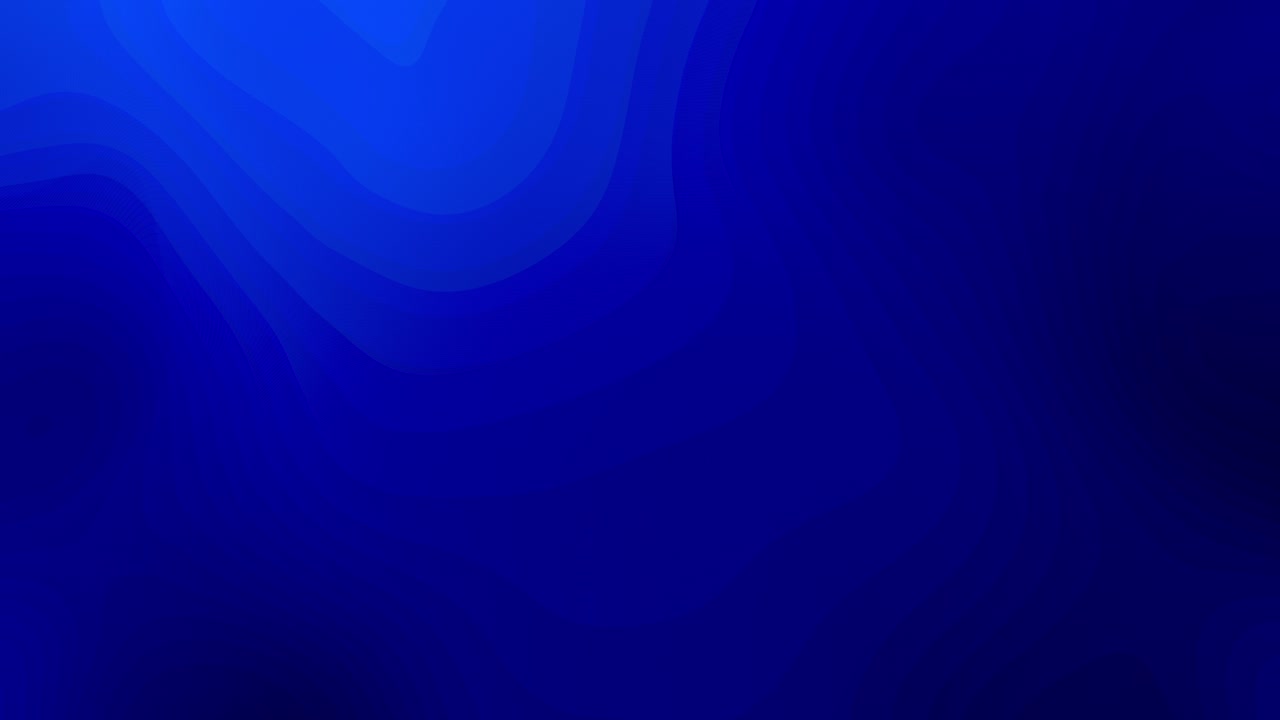 bucle de animación azul en constante evolución de planos orgánicos en capas y superpuestos