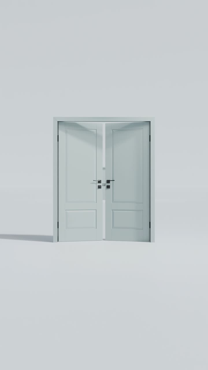 Door in a minimalist setting