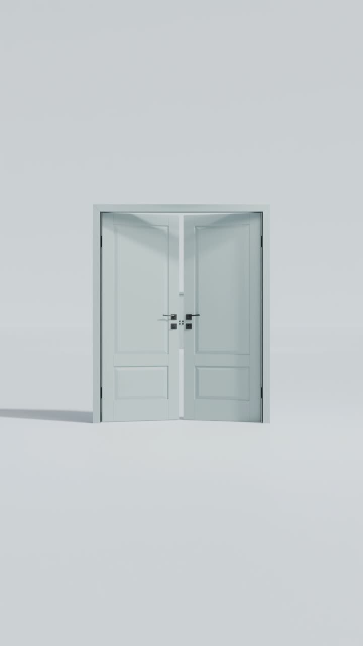Door in a minimalist setting