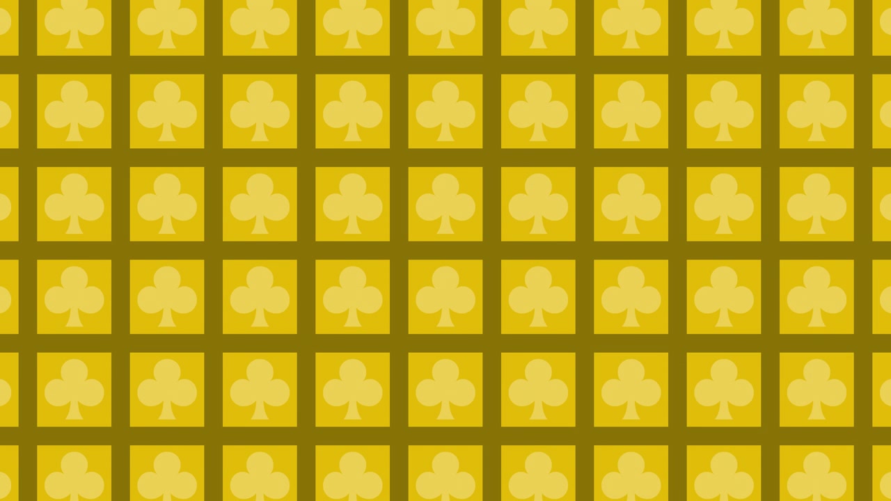 Gold Clubs Pattern Background