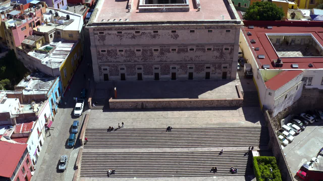 Vista aerea: Guanajuato City, Messico