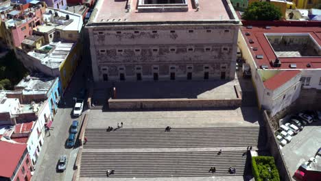 aerial: guanajuato city, mexico