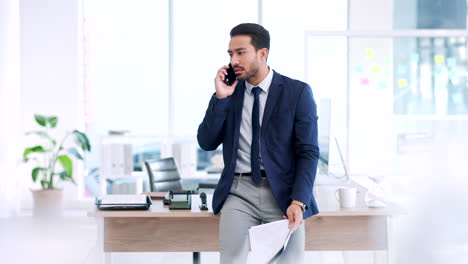 Stressed-financial-manager-talking-on-phone