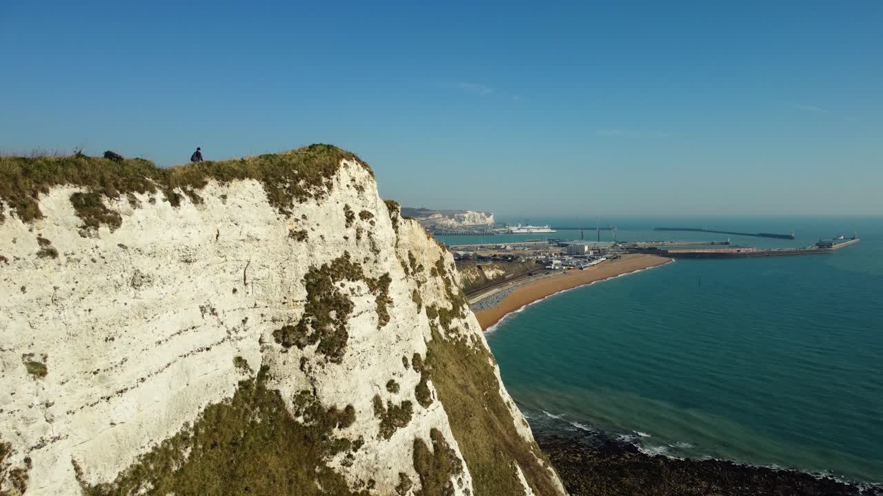 Scenic View of Cliff Coastline
