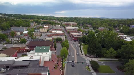 Aerial-Blacksburg-Virginia-in-4k