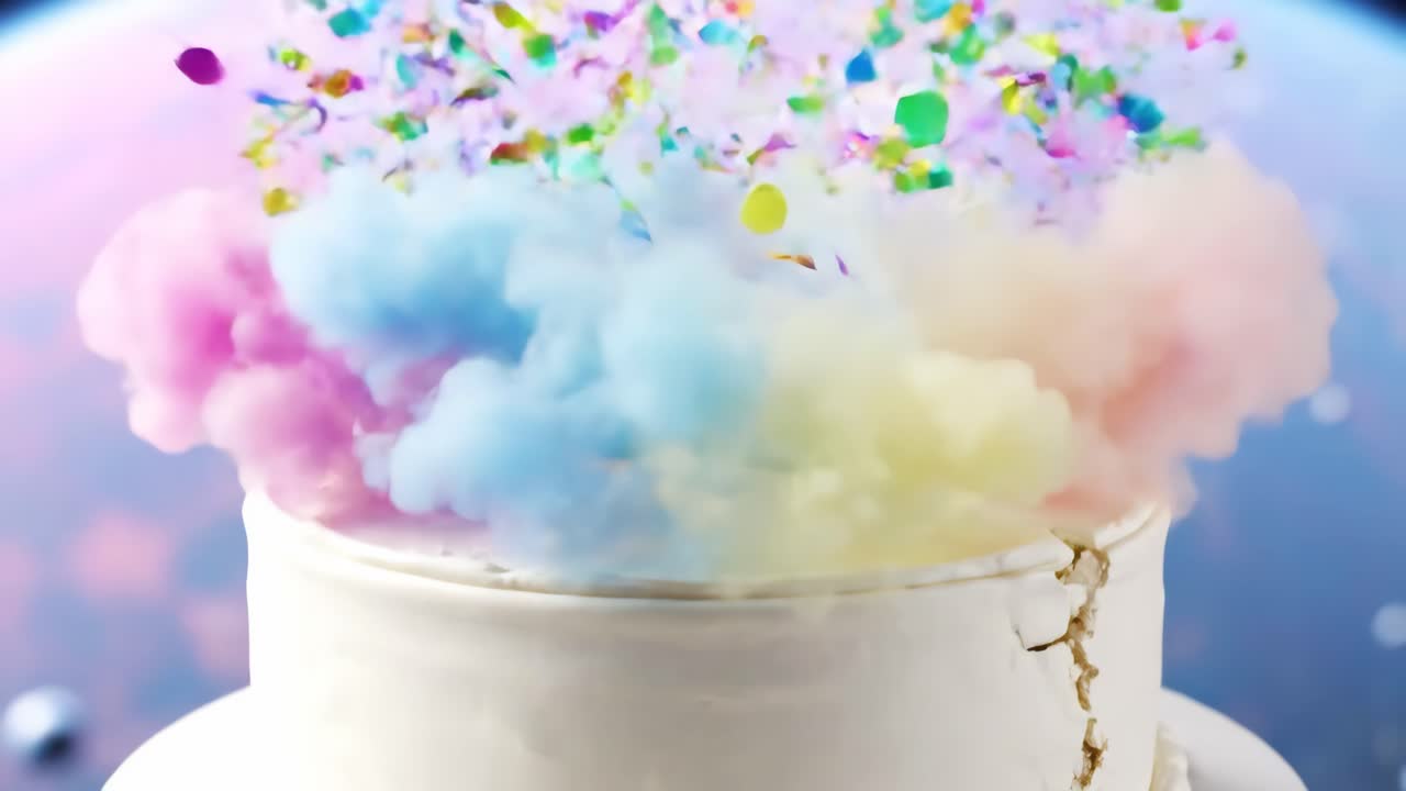 Gender Reveal Cake with Axe