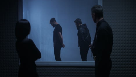 interrogation room scene