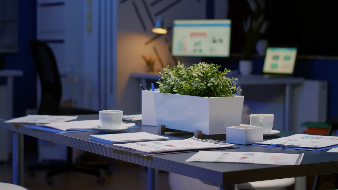Close up of man and woman talking about maquette design, analyzing blueprints plans on table
