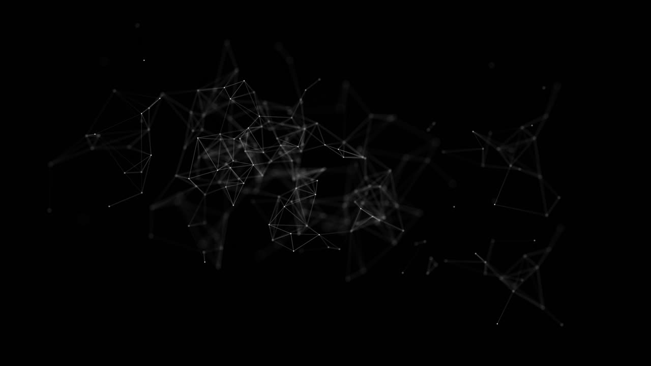 gráfico de red abstracto