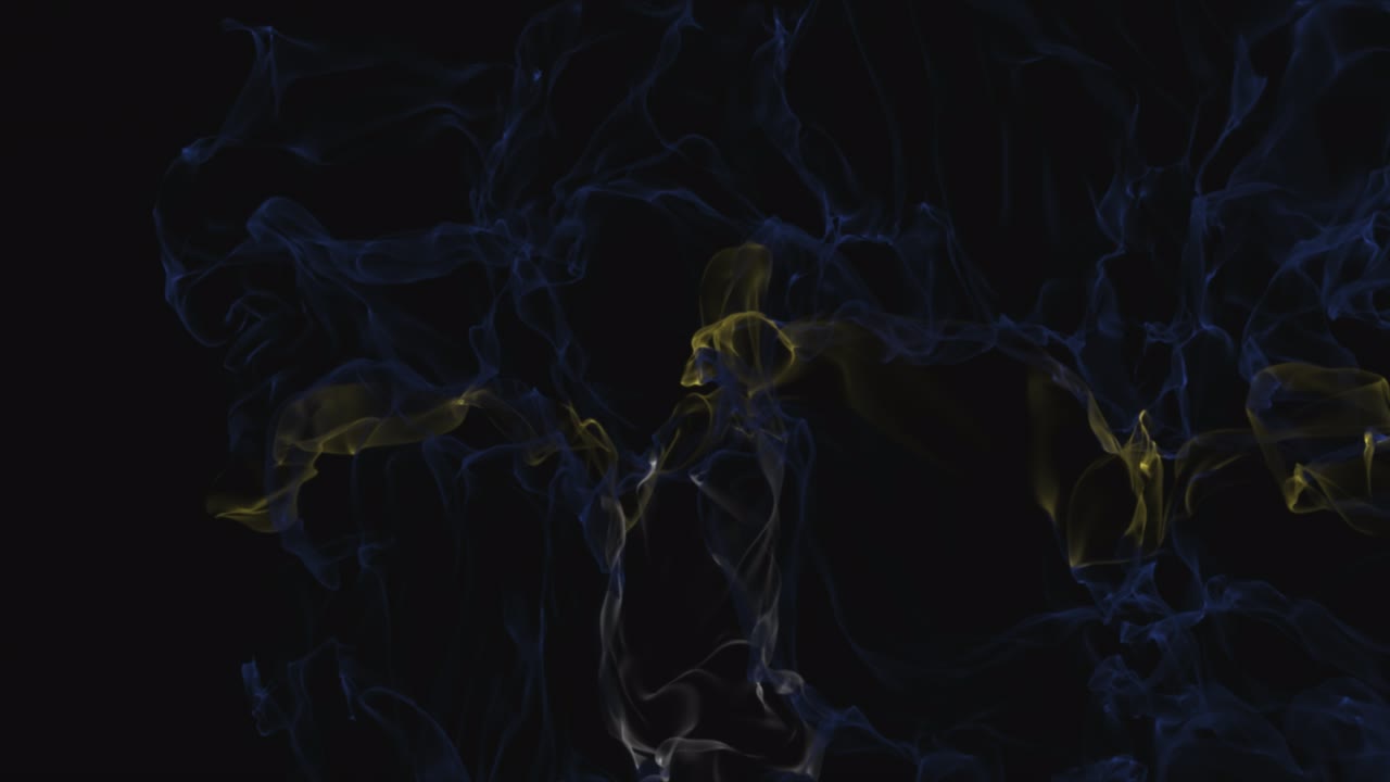 флаг науру превращается в дым. концепция ослабления государства, альфа-канал.