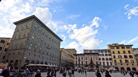 people enjoying a sunny day in florence