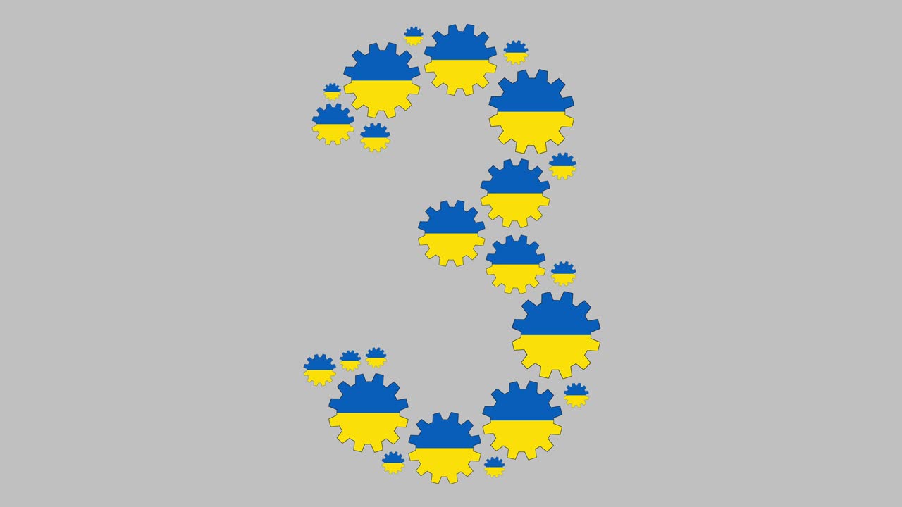 número tres ucraniano