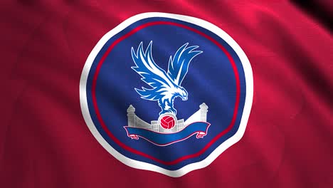 crystal palace football club crest on fabric