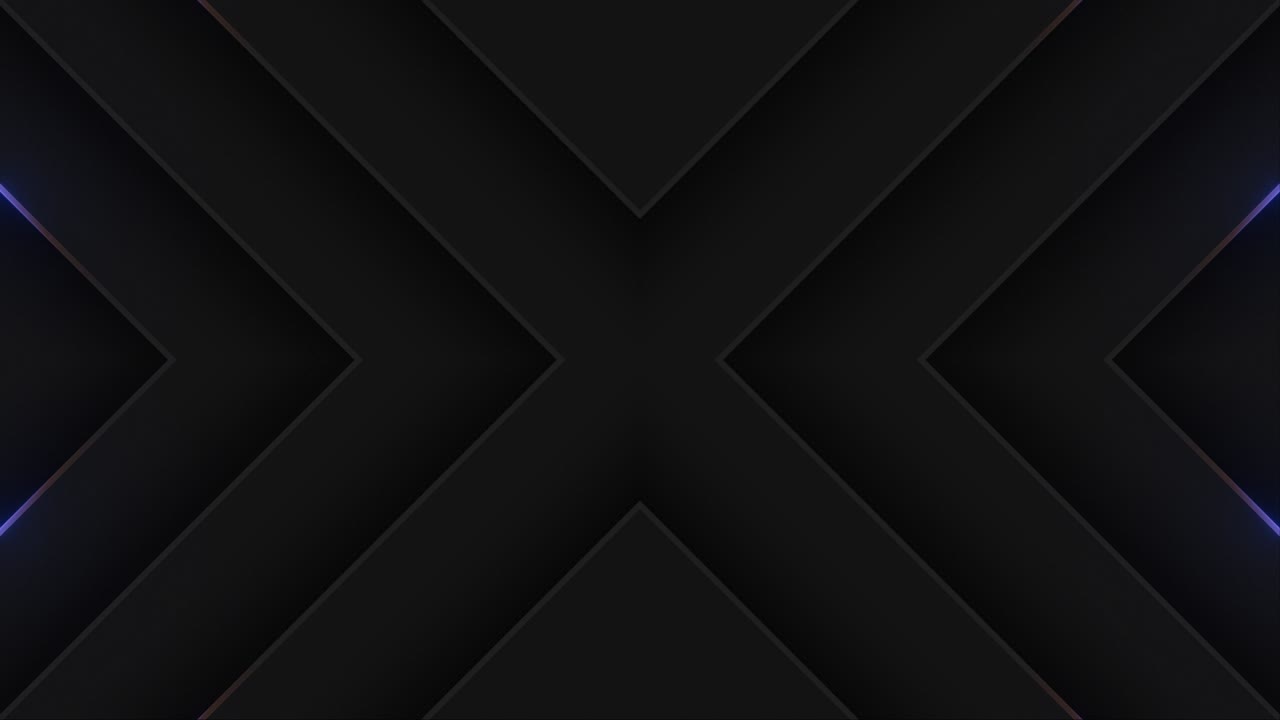 Abstract Dark Background with Neon Blue Light