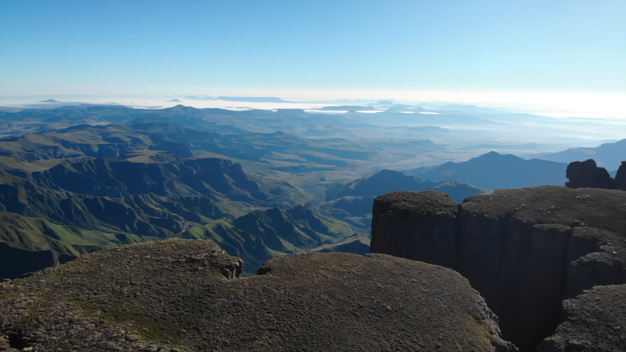 경치 좋은 산악 풍경