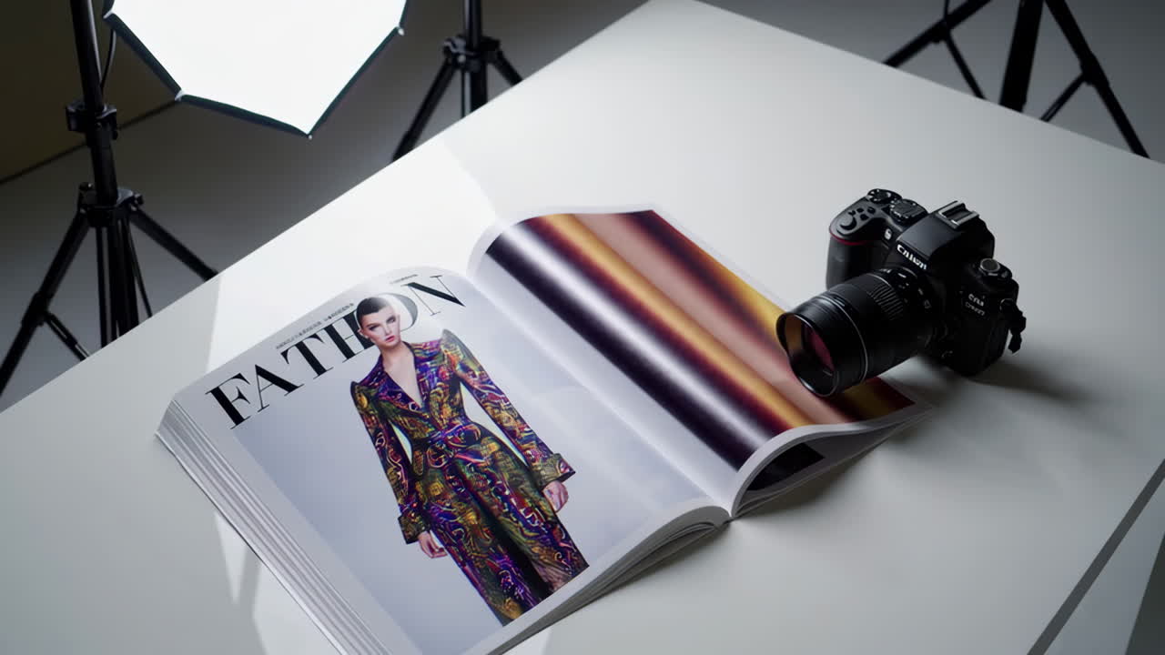 Fashion Magazine and Camera