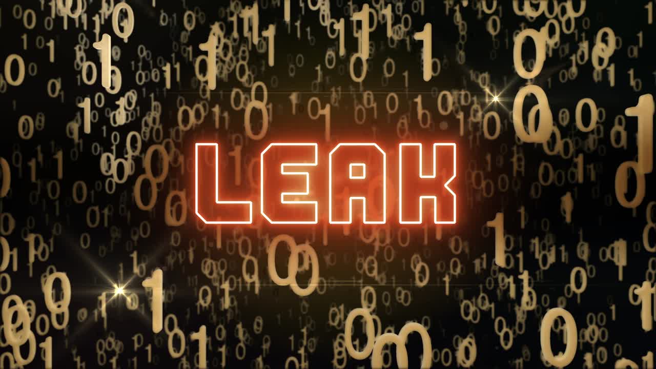 Golden Leak concept with digital code