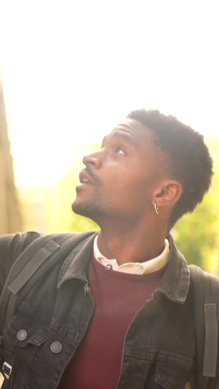 A man in a city setting