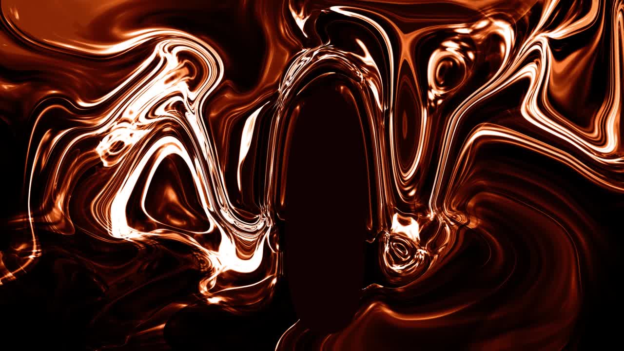Abstract chocolate color oily background motion video